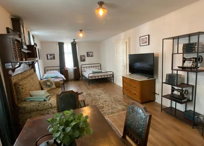 アパート Schloss - Mit Privatgarten, Fellnasen Willkommen! Nidda